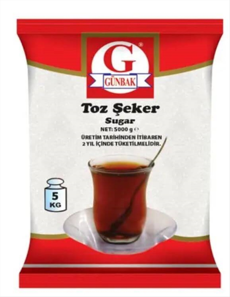 resm Günbak Toz Şeker 5 kg