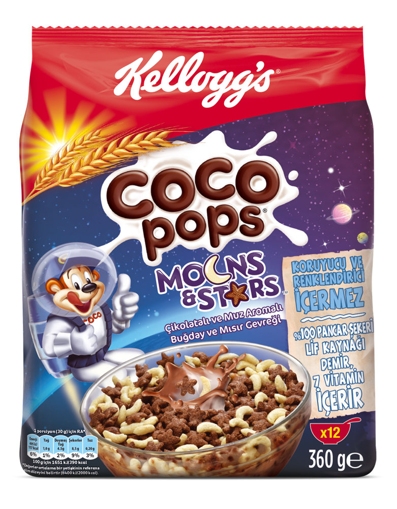 resm Ülker Kellogg's Cocopops Moons Stars 360 g