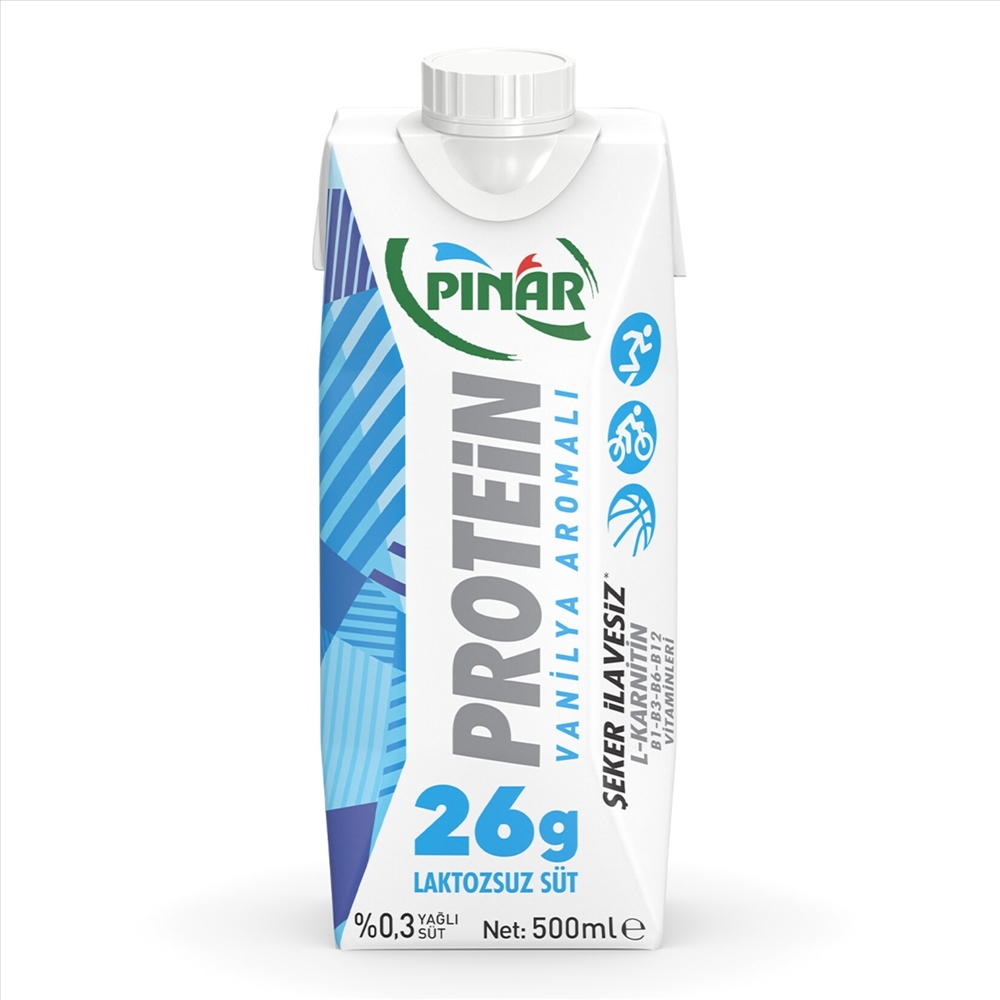 resm Pınar Protein Süt Vanilyalı 500 ml