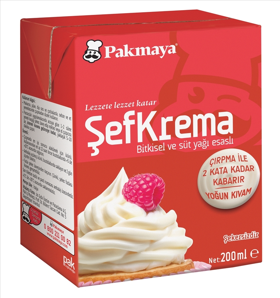 resm Pakmaya Şef Krema 200 ml