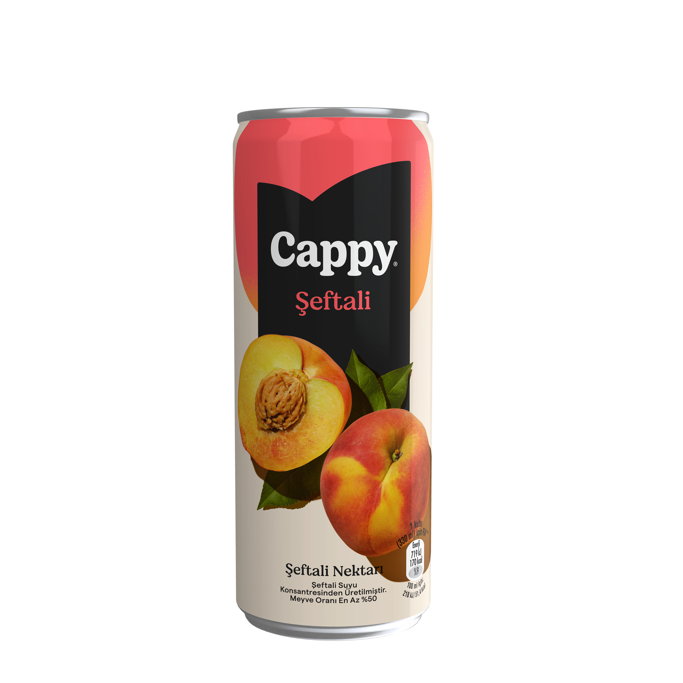 resm Cappy Şeftali Meyve Nektarı Kutu 330 ml 12'li