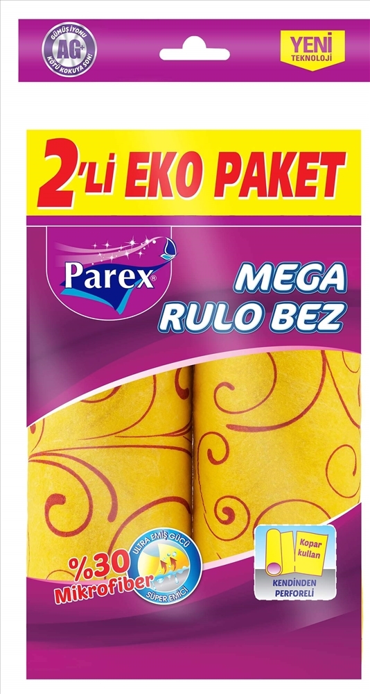 resm Parex Temizlik Bezi Mega Rulo 2'li