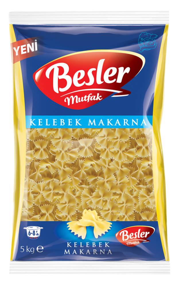 resm Besler Mutfak Makarna Kelebek 5 kg