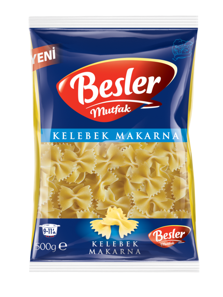 resm Besler Mutfak Makarna Kelebek 500 g