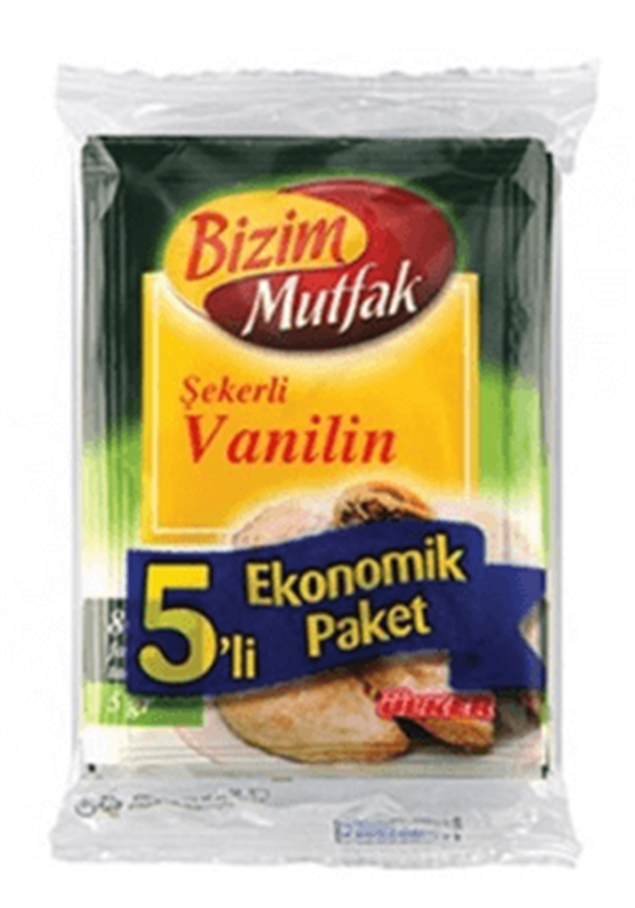 resm Bizim Şekerli Vanilin 5'li 25 g