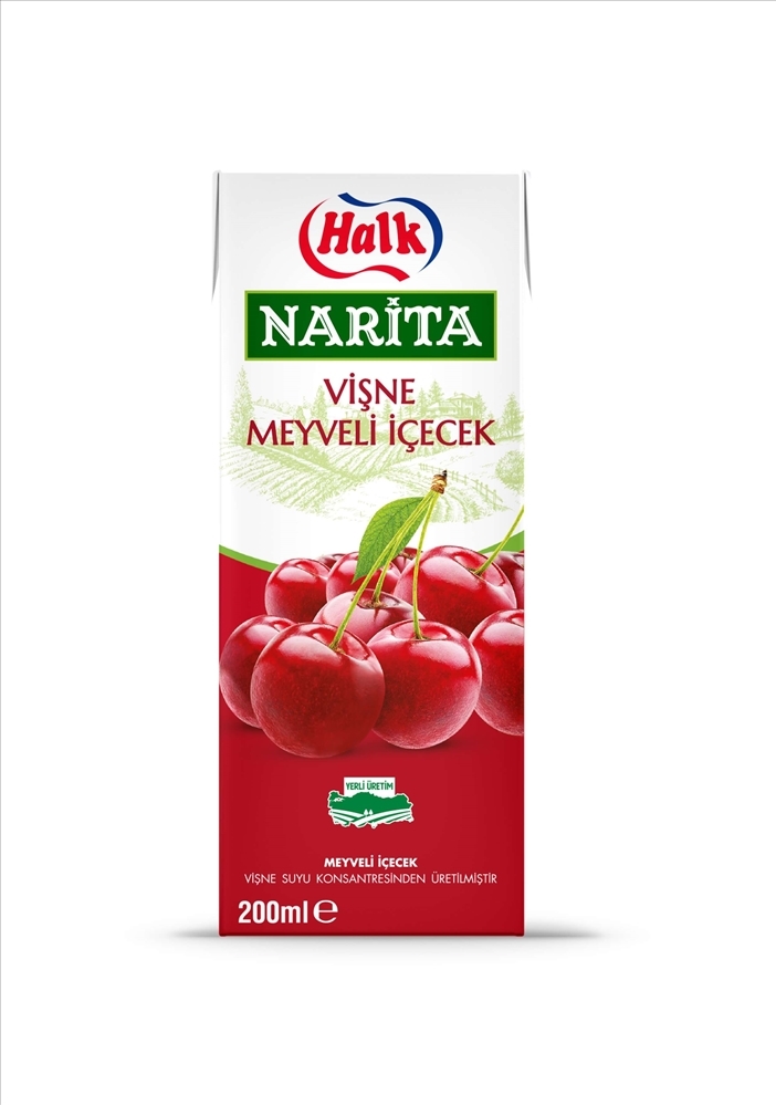 resm Halk Narita Vişne Meyveli İçecek 200 ml 27'li