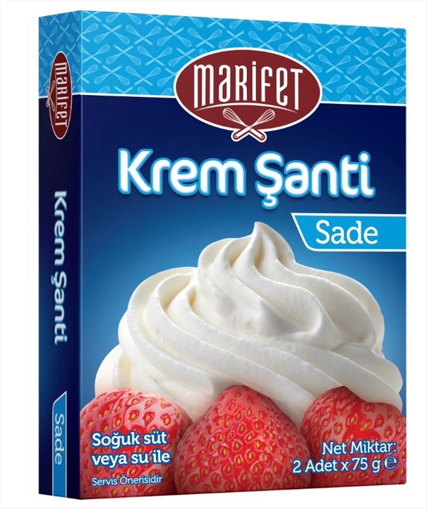 resm Marifet Sade Krem Şanti 2x75 g