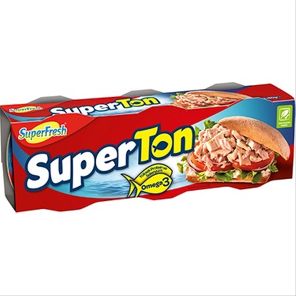 resm Superton Ayçiçek Yağlı Ton Balığı 3x75 g