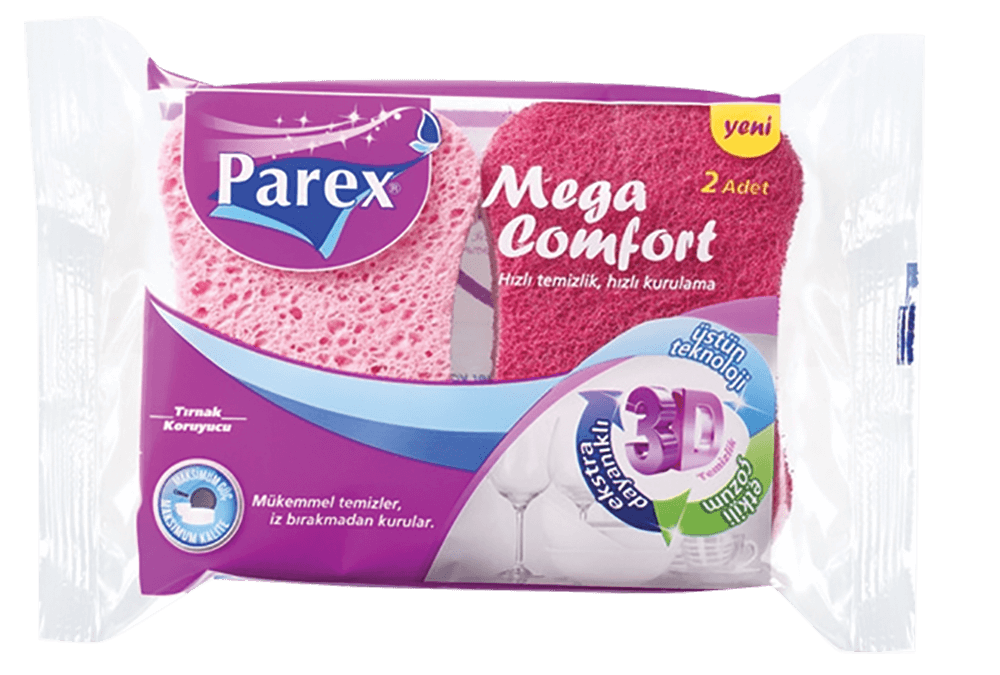 resm Parex Mega Comfort Tırtıklı Koruyuculu 2'li