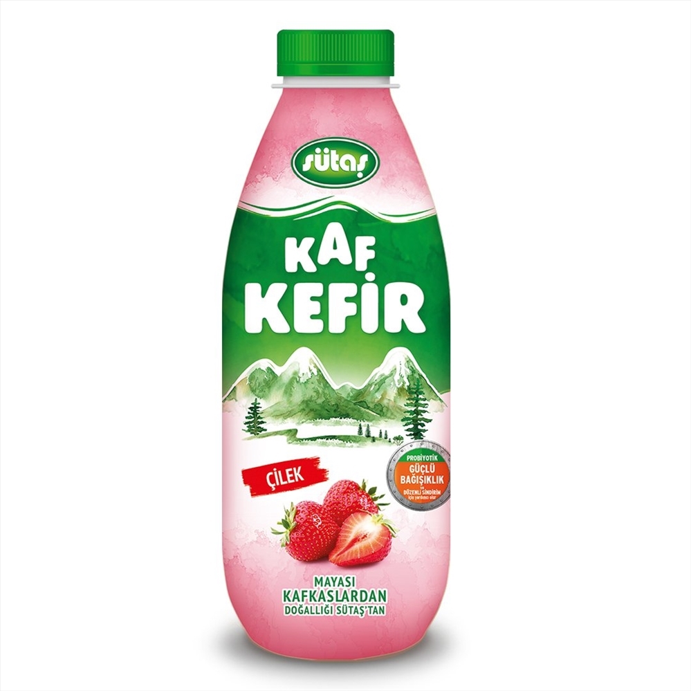 resm Sütaş Çilekli Kefir 1 L