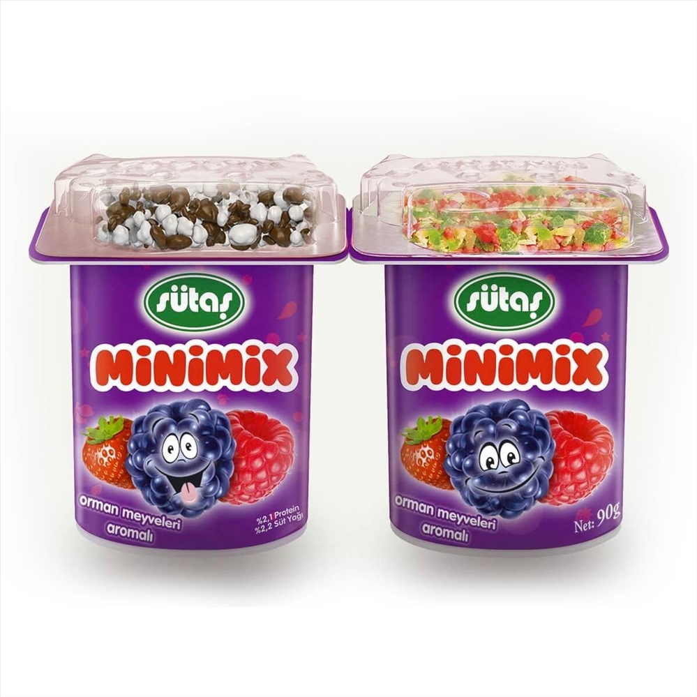 resm Sütaş Orman Meyveli Minimix 2x90 g