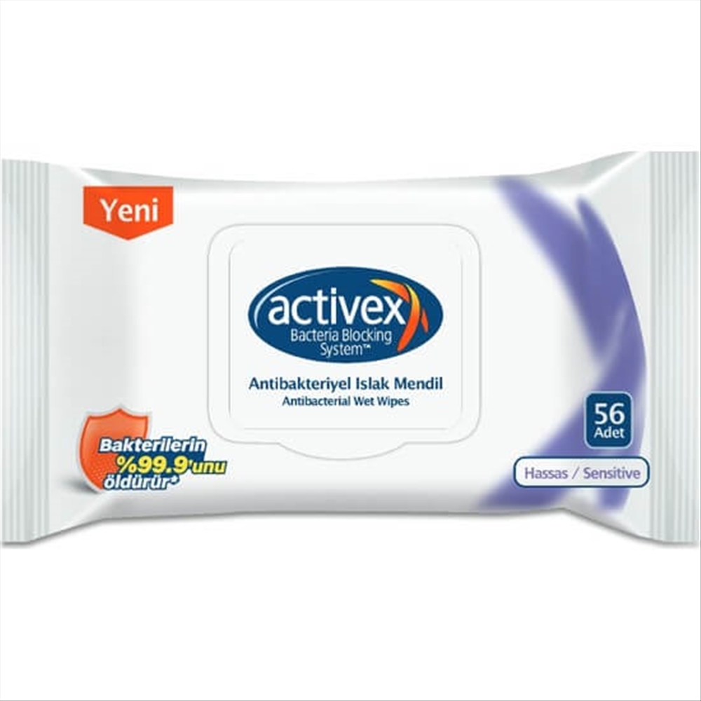 resm Activex Antibakteriyel Islak Mendil 50'li