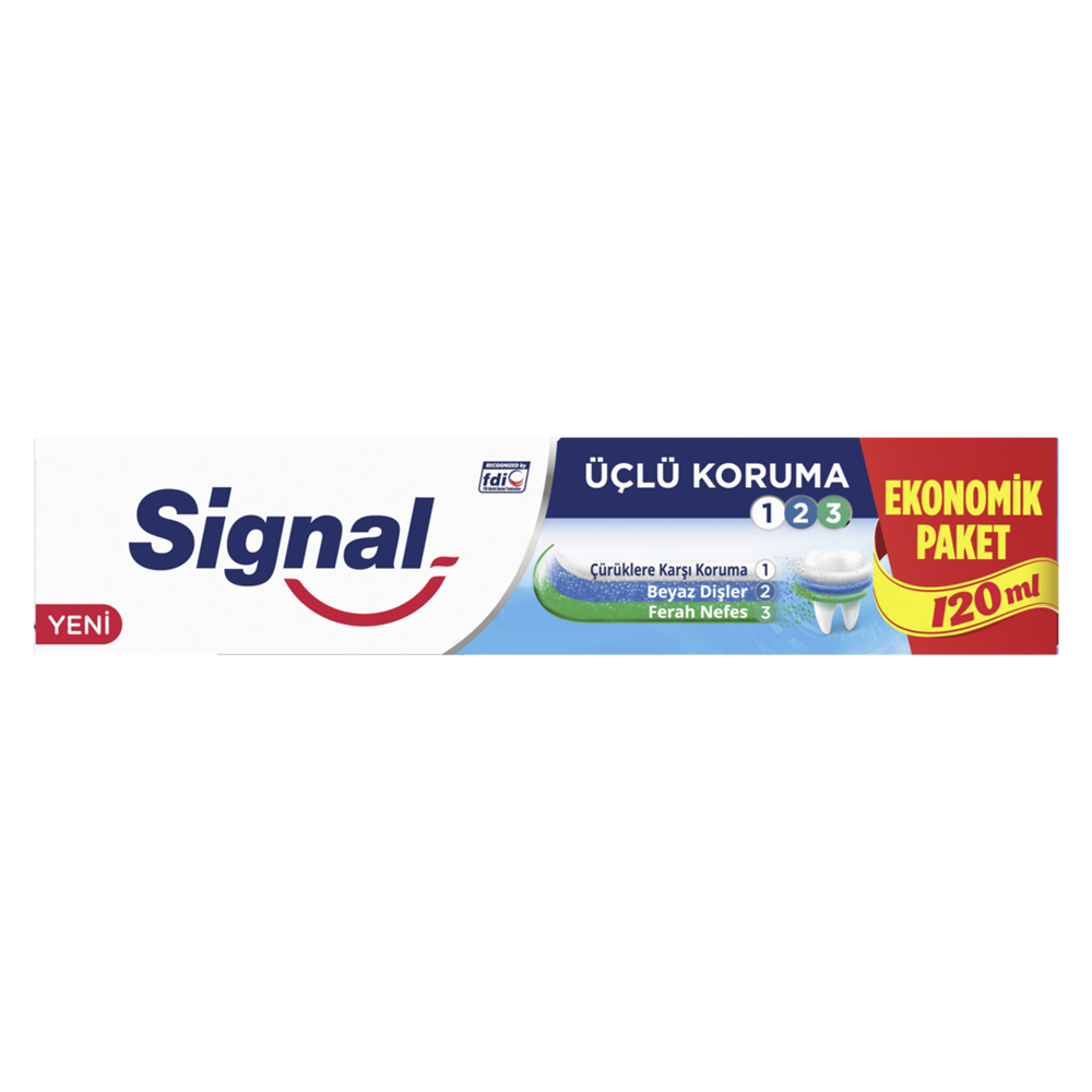 resm Signal 3'lü Koruma Macun 120 ml