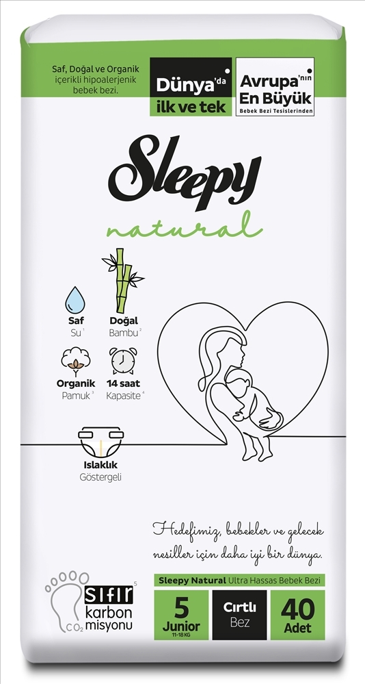 resm Sleepy Natural Jumbo 5 Numara Junior 40'lı