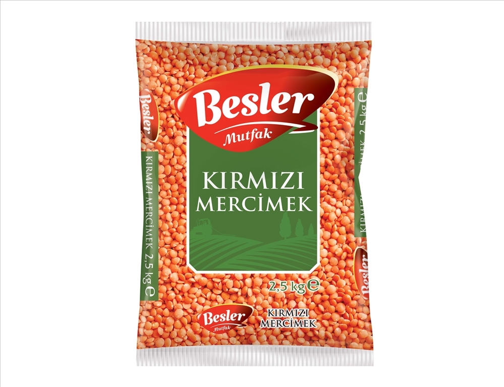 resm Besler Mutfak Kırmızı Mercimek 2,5 kg