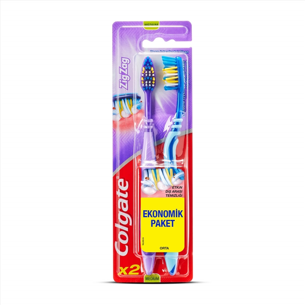 resm Colgate Zigzag Medium Diş Fırçası 1+1 Adet