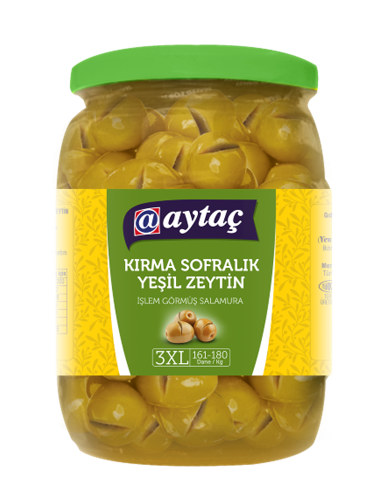 resm Aytaç Kırma Yeşil Zeytin (3XL) 161-180 400 g