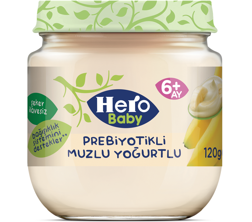 resm Ülker Hero Baby Prebiyotik Muzlu Yoğurtlu 120 g