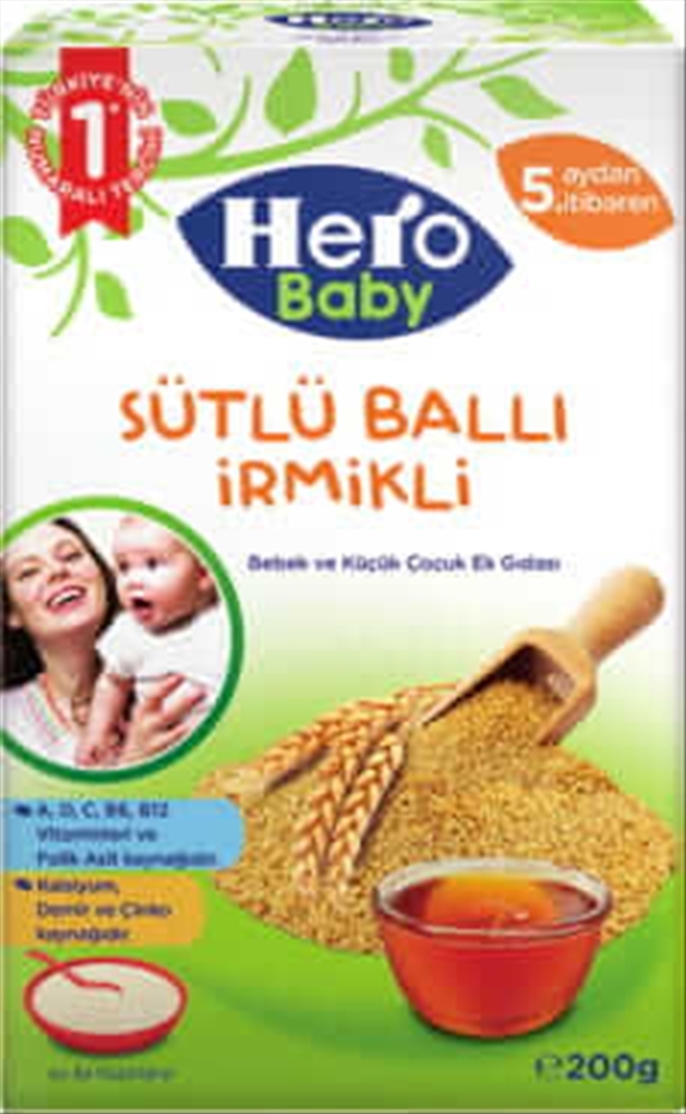 resm Ülker Hero Baby Sütlü Ballı İrmikli 200 g