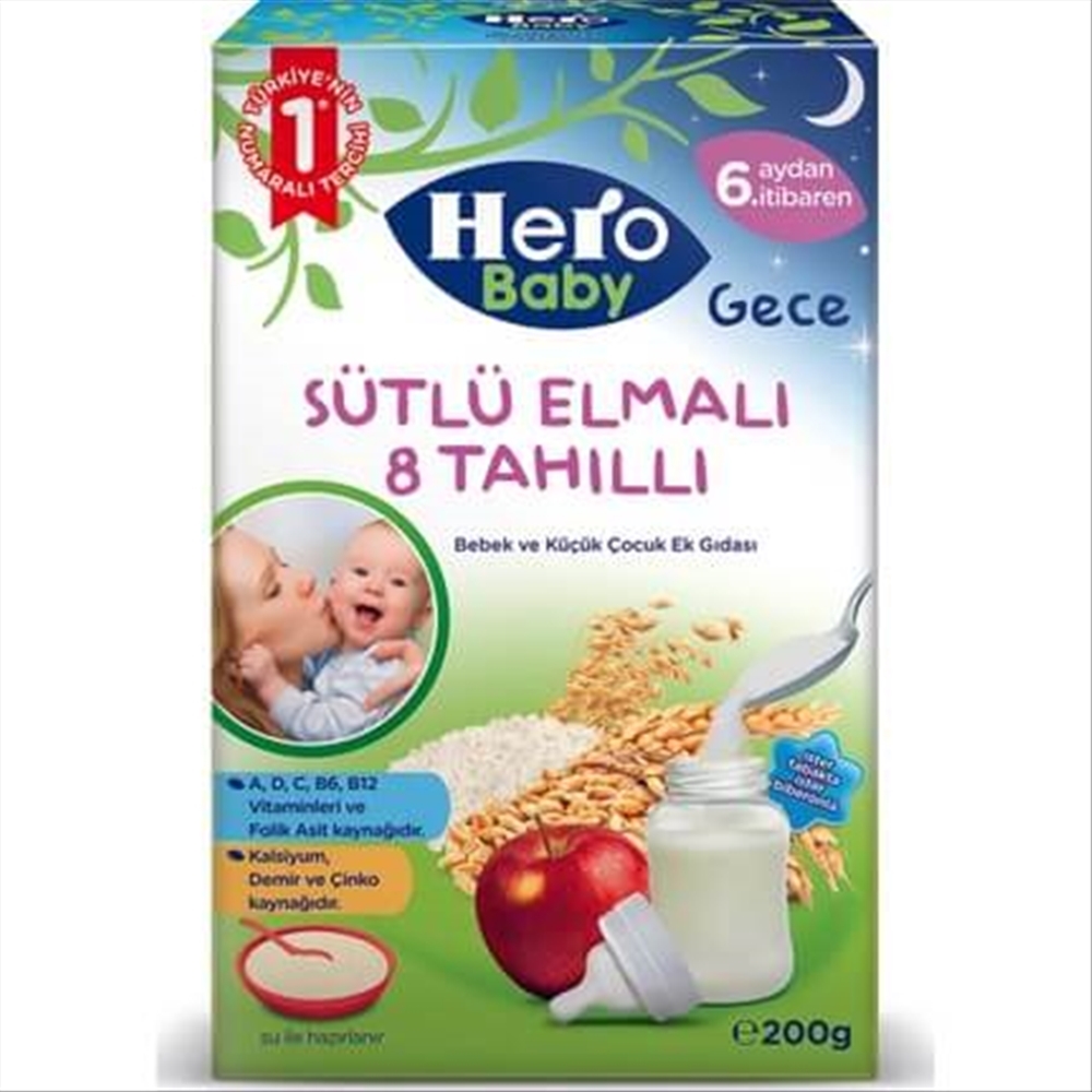 resm Ülker Hero Baby Bisküvili 8 Tahıllı Gece 200 g