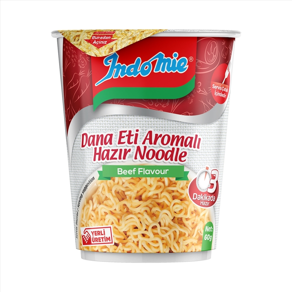 resm İndomie Dana Eti Aromalı Bardak 60 g