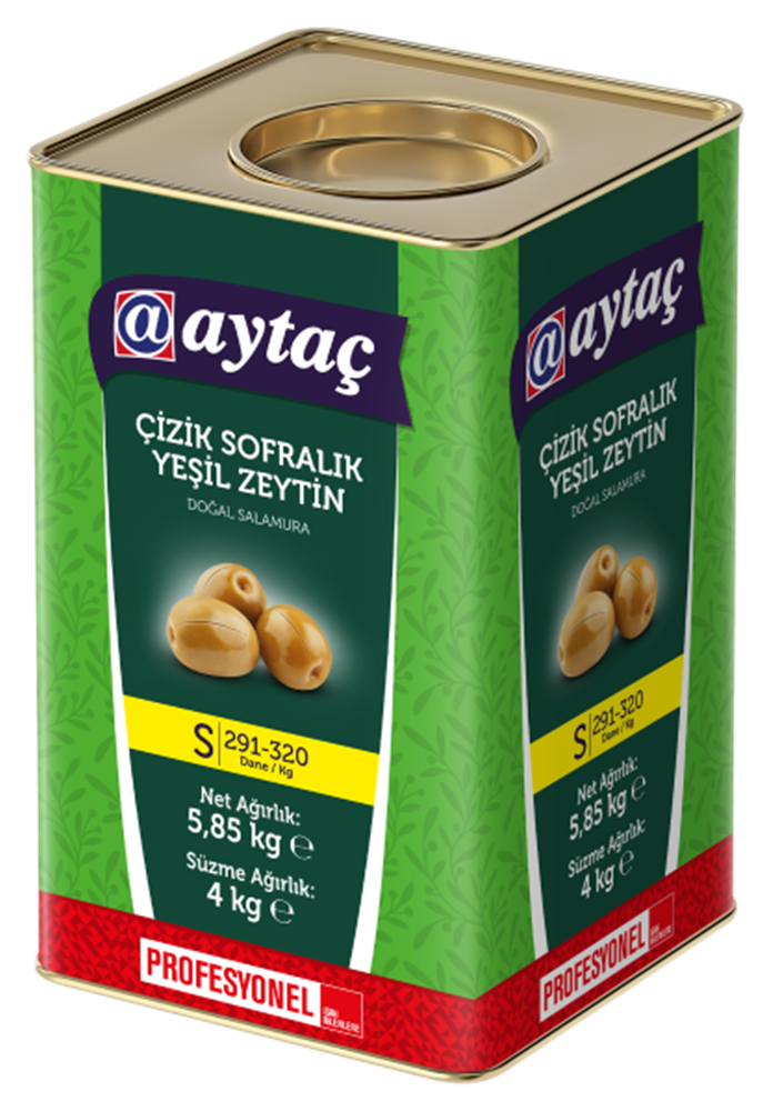 resm Aytaç Çizik Yeşil Zeytin(S) 291-320 4 kg