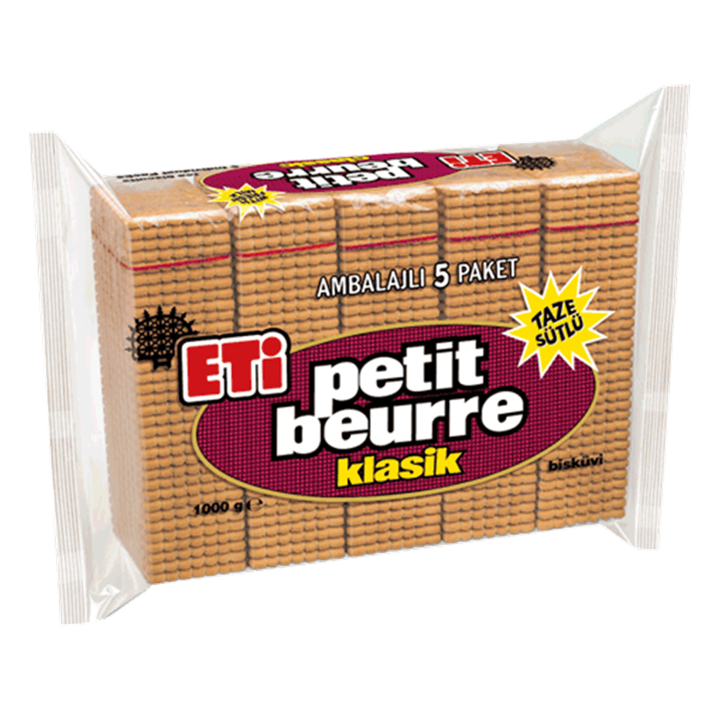 resm Eti Petit Beurre Bisküvi 5'li 1 kg