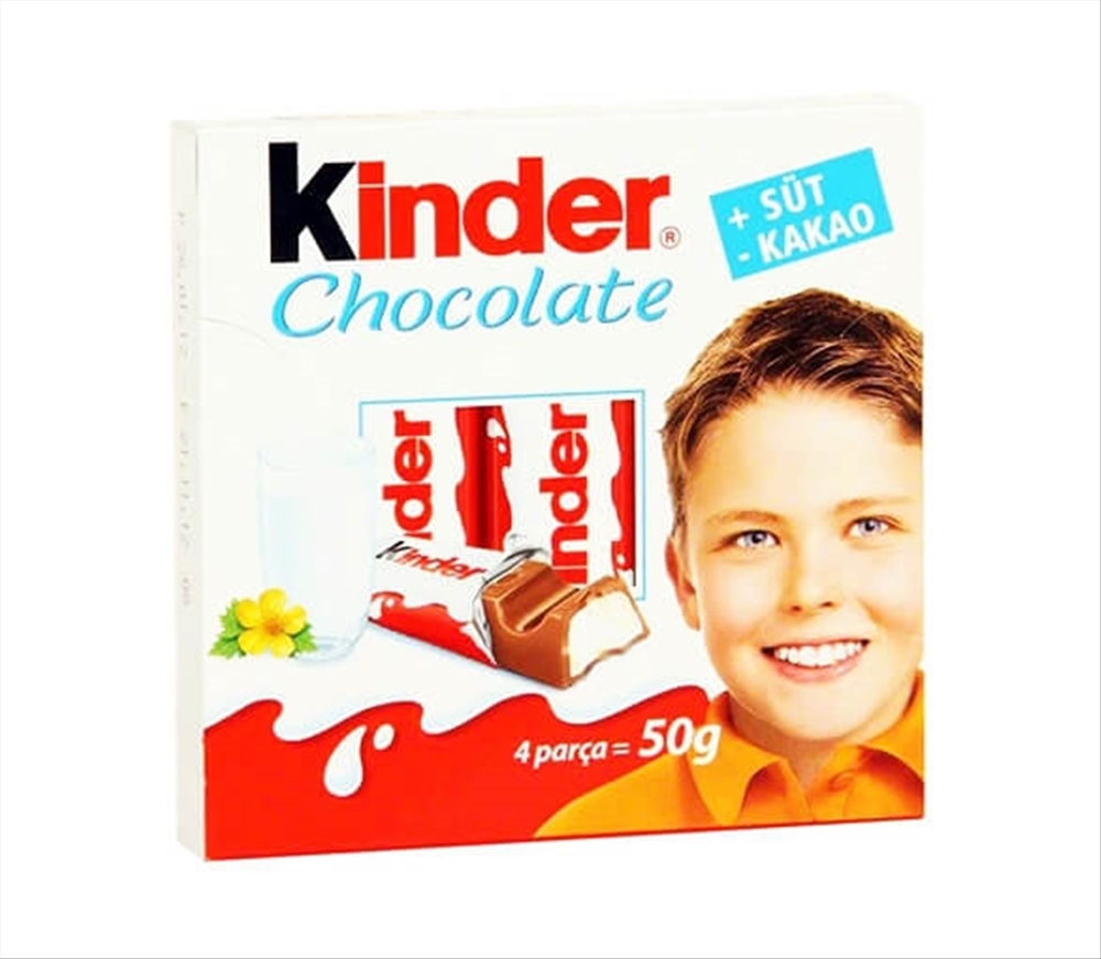 resm Kinder Chocolate Sütlü Kakaolu 50 g