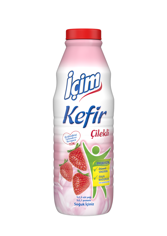 resm İçim Kefir Çilekli 1L