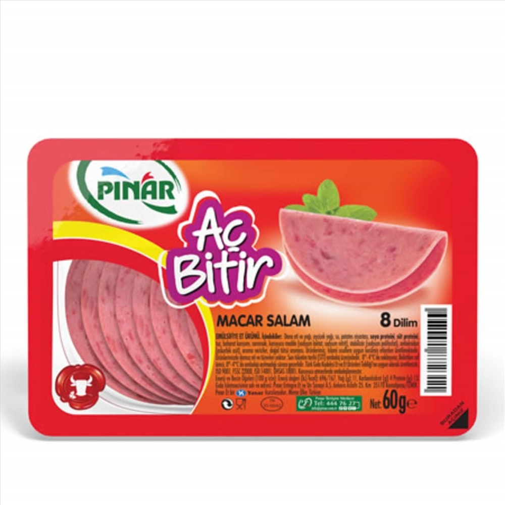 resm Pınar Salam Aç Bitir Macar 60 g