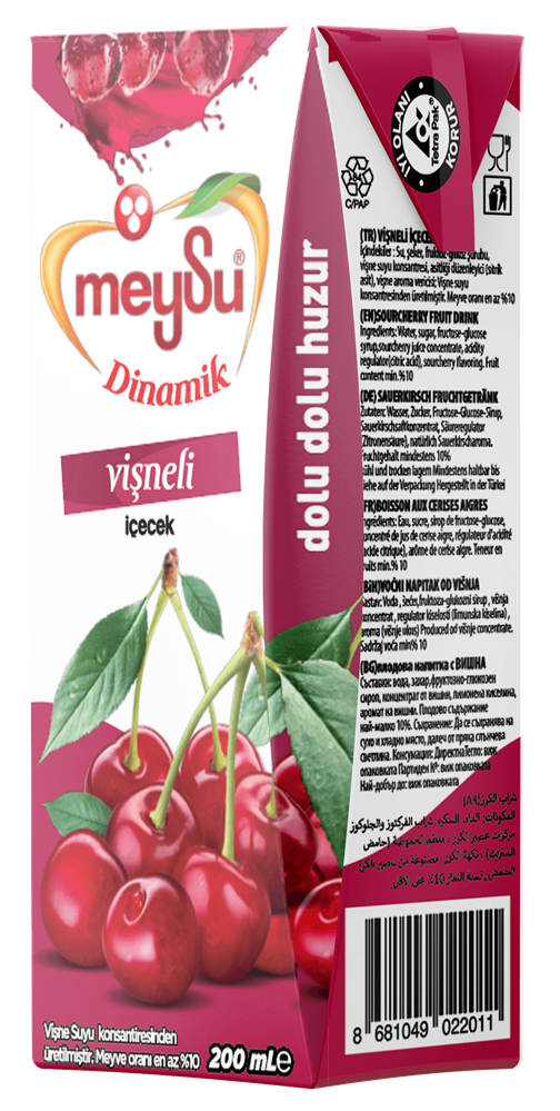 resm Meysu Dinamik Vişne Meyveli İçecek 200 ml 27'li