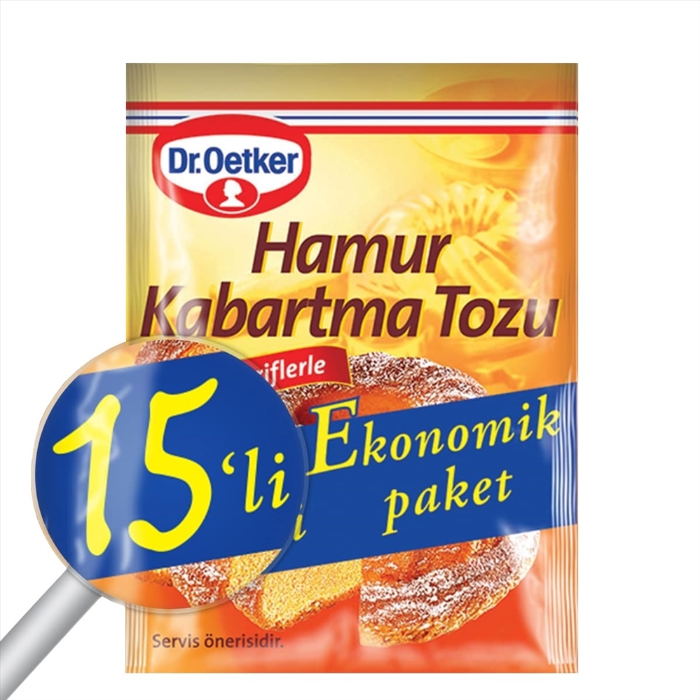 resm Dr.Oetker Hamur Kabartma Tozu 15x10 g