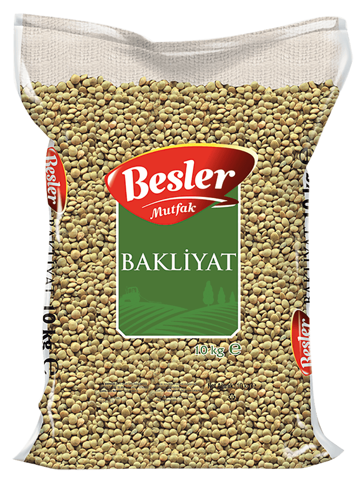 resm Besler Mutfak Yeşil Mercimek 10 kg