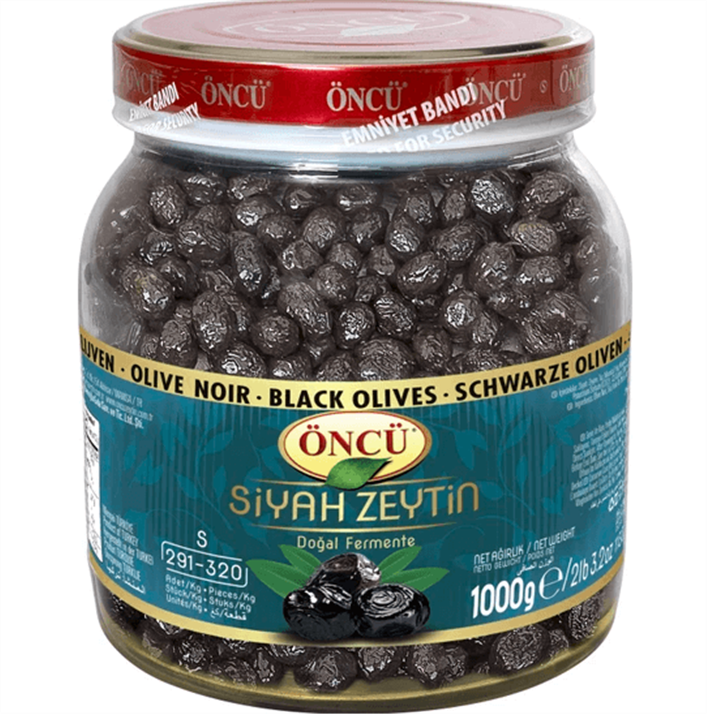 resm Öncü Yağlı Siyah Zeytin Pet (S-M) 261-320 1 kg