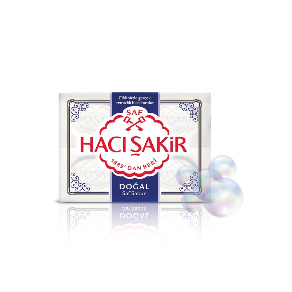 resm Hacı Şakir Beyaz Banyo Sabun 600 g