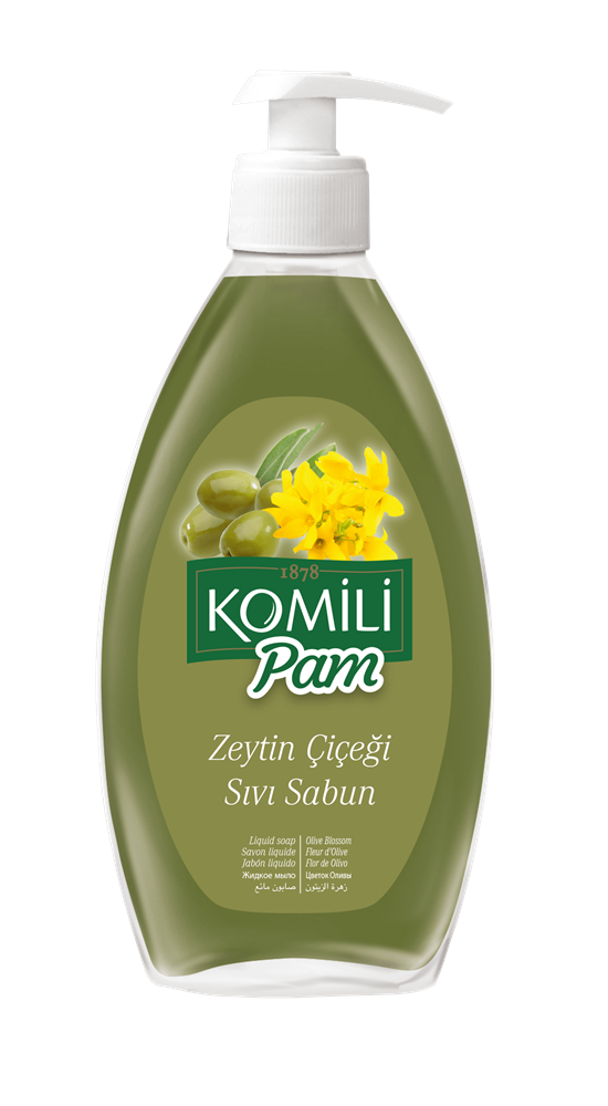 resm Komili Pam Zeytin Çiçeği Sıvı Sabun 400 ml