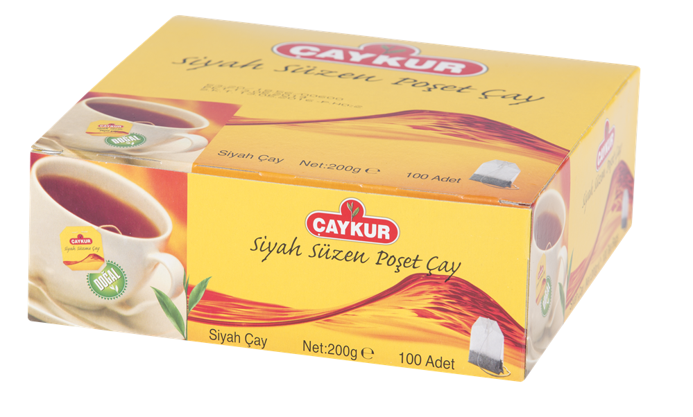 resm Çaykur Siyah Süzen Poşet Çay 100x2 g