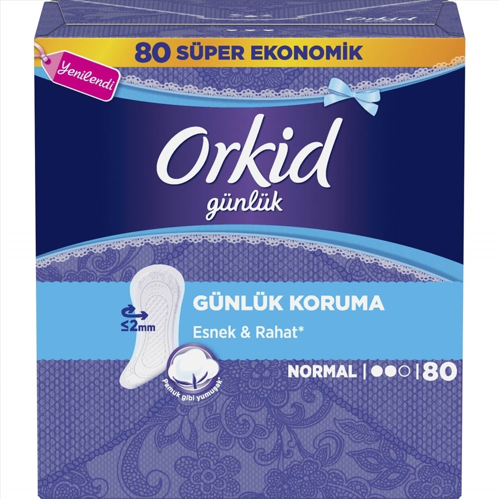 resm Orkid Günlük Ped Süper Eko.Normal 80'li