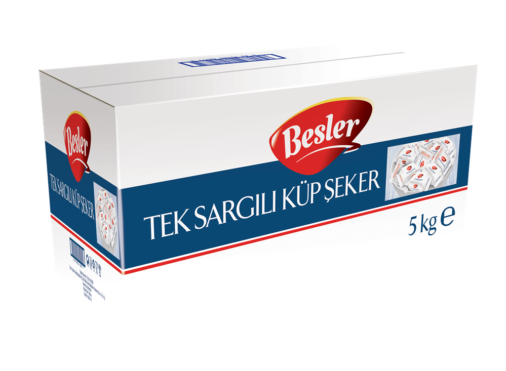 resm Besler Tek Sargılı Küp Şeker 5 kg