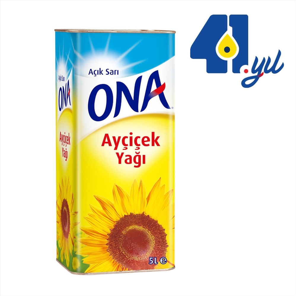 resm Ona Ayçiçek Yağı Teneke 5 L