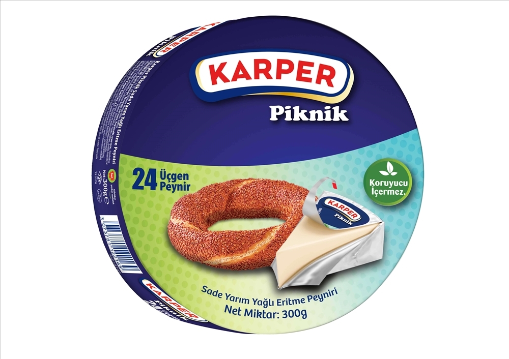 resm Karper 24 Porsiyon Piknik Üçgen Peynir 300 g