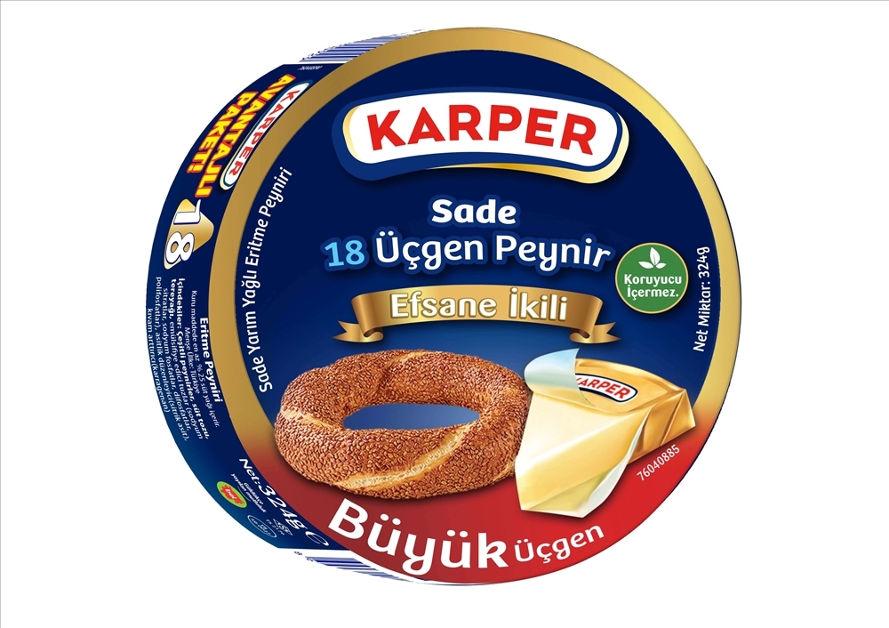 resm Karper Üçgen Peynir 3x108 g