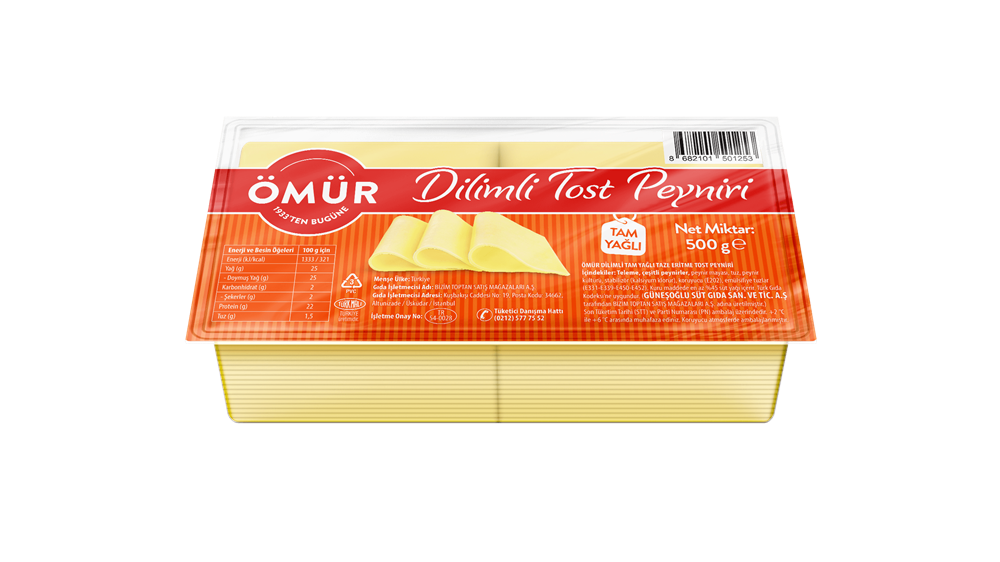 resm Ömür Dilimli Tost Peyniri 500 g