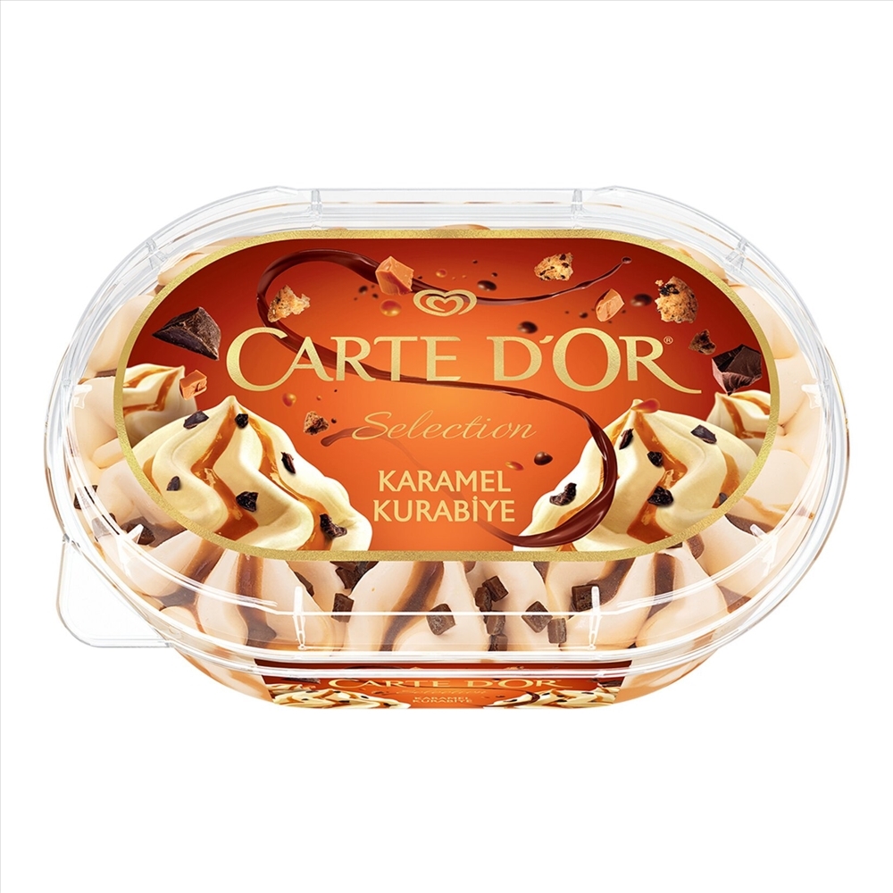 resm Algida Carte d'Or Selection Karamel Kurabiye 800 ml