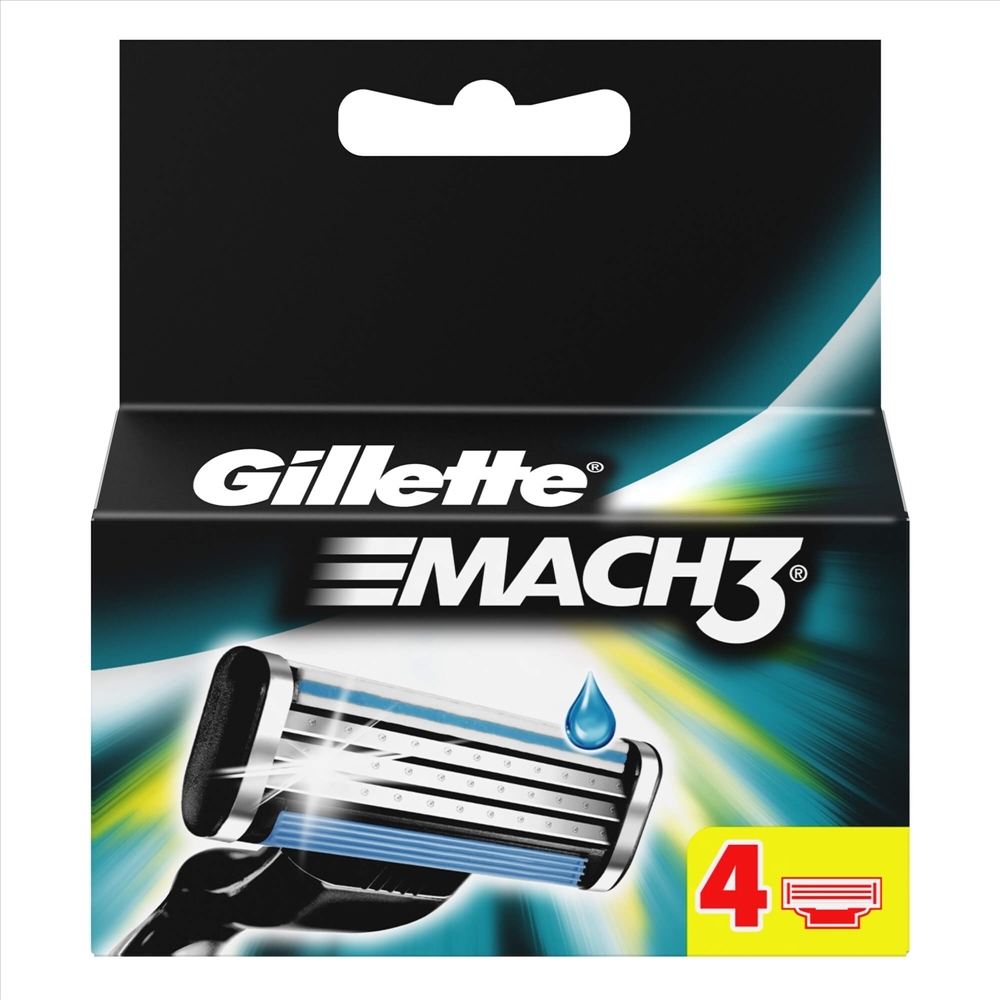 resm Gillette Mach 3 Bıçak 4'lü