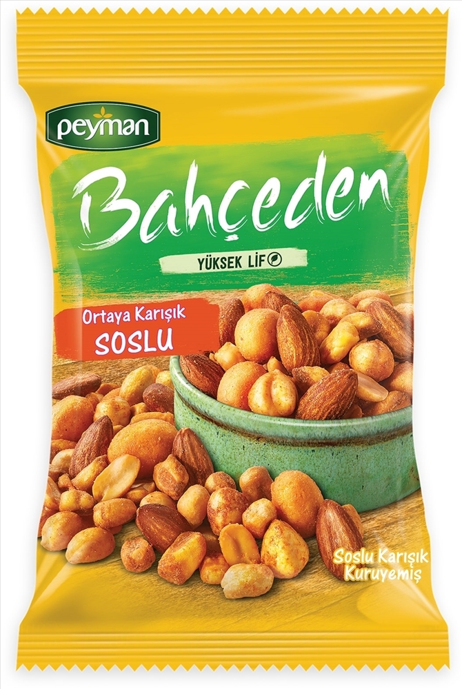 resm Peyman Bahçeden Ortaya Karışık Soslu Kuruyemiş 180 g