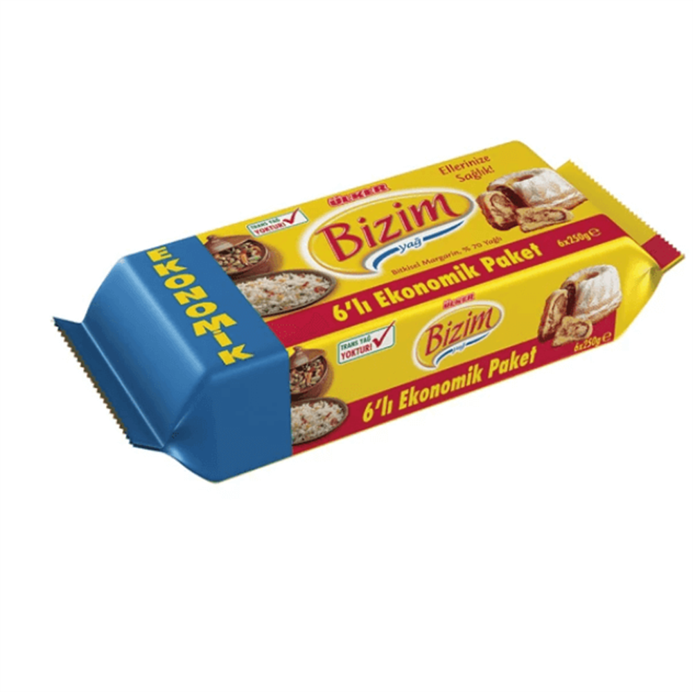 resm Bizim Margarin Ekonomik Paket 6x250 g