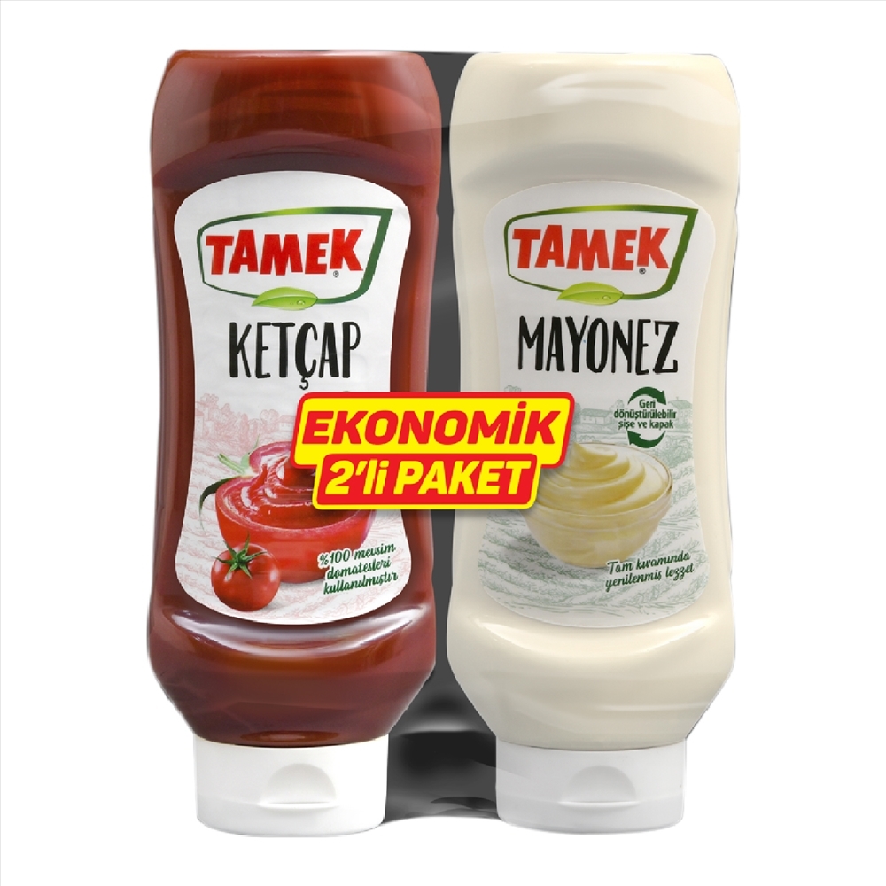 resm Tamek Ketçap Mayonez 2'li Set 1140 g