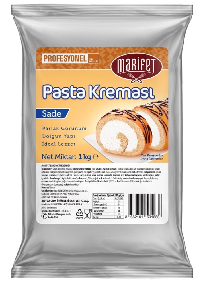 resm Marifet Sade Pasta İçi Kreması 1 kg