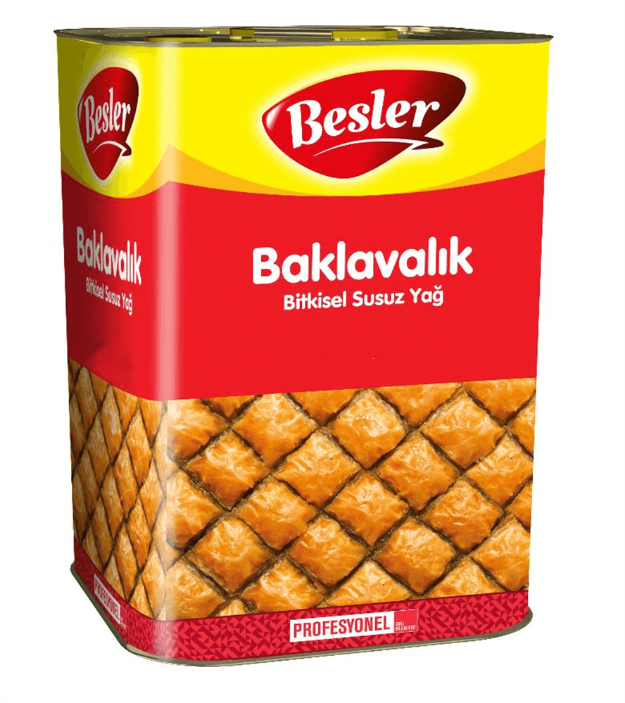 resm Besler Baklavalık Bitkisel Susuz Yağ 18 L